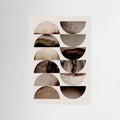 Neutral Abstract Wall Art | Boho Living Room Decor