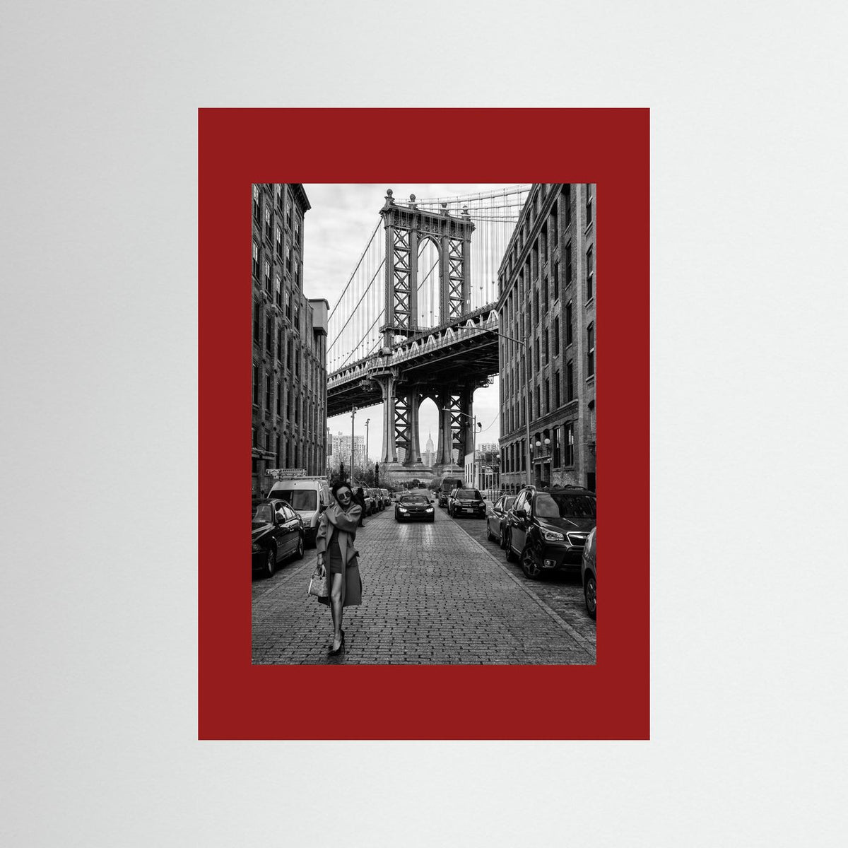 Oblivion New York Street Photography Black & White Framed Fine Art Print