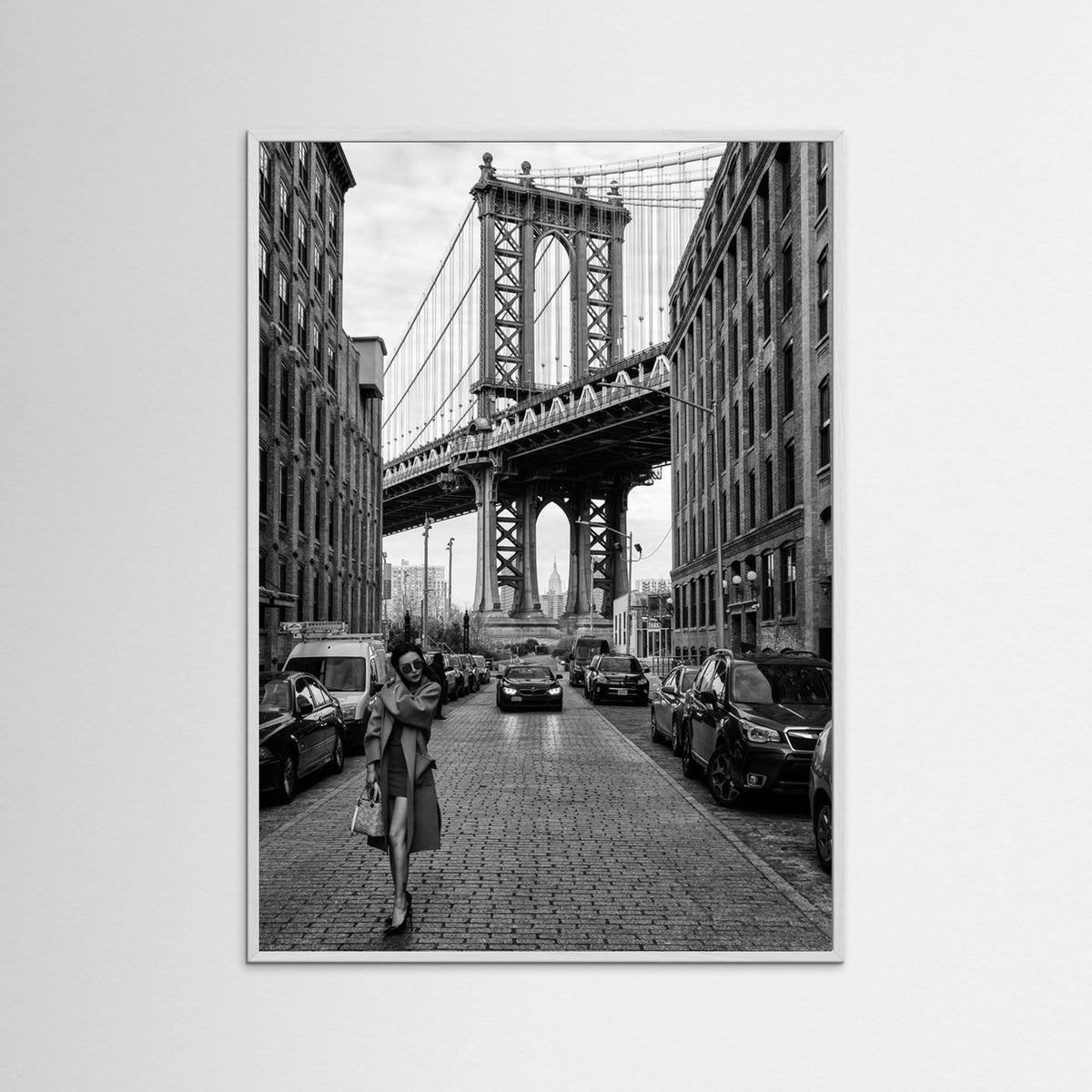 Oblivion New York Street Photography Black & White Framed Fine Art Print