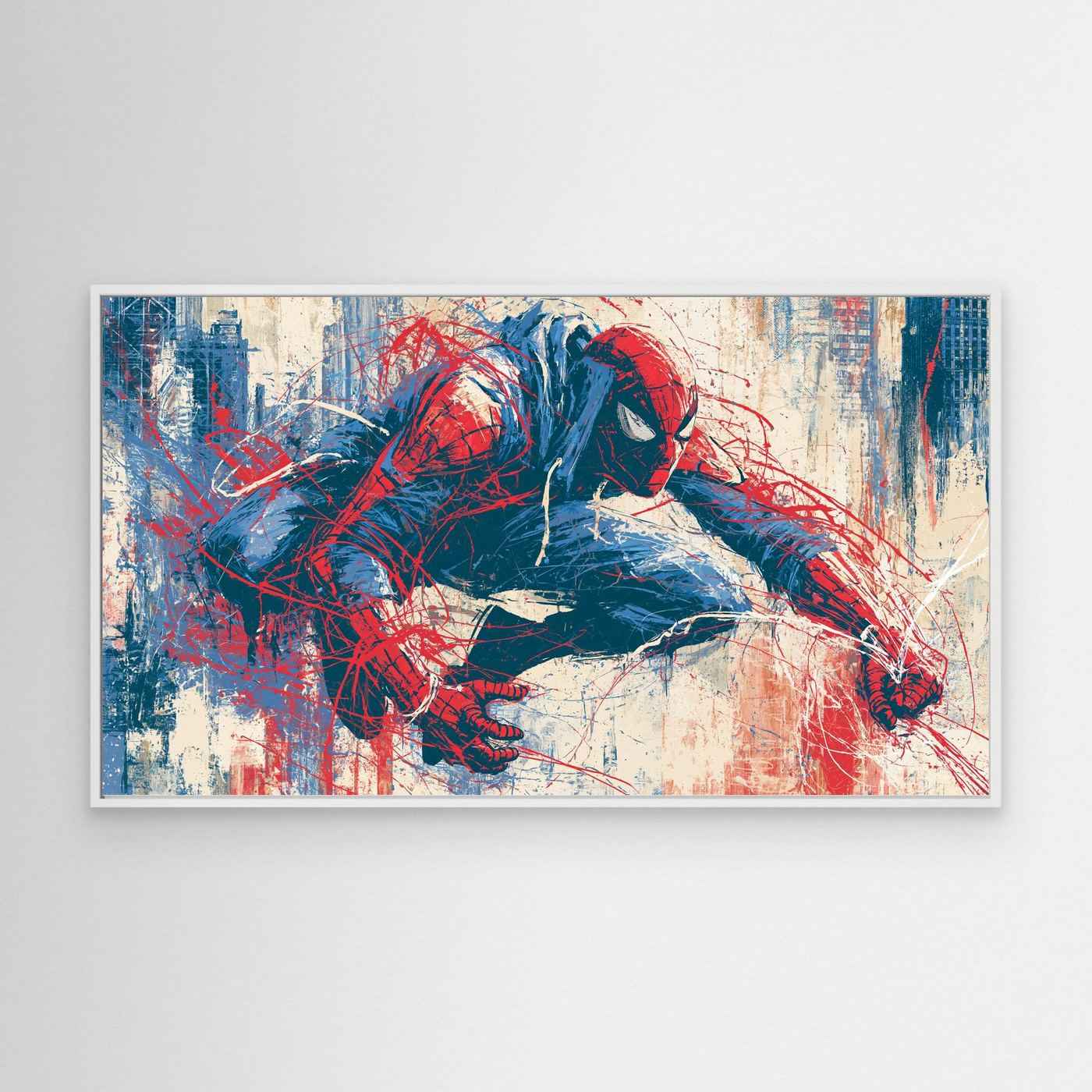 Spiderman Wall Art | Framed Pop Art Canvas