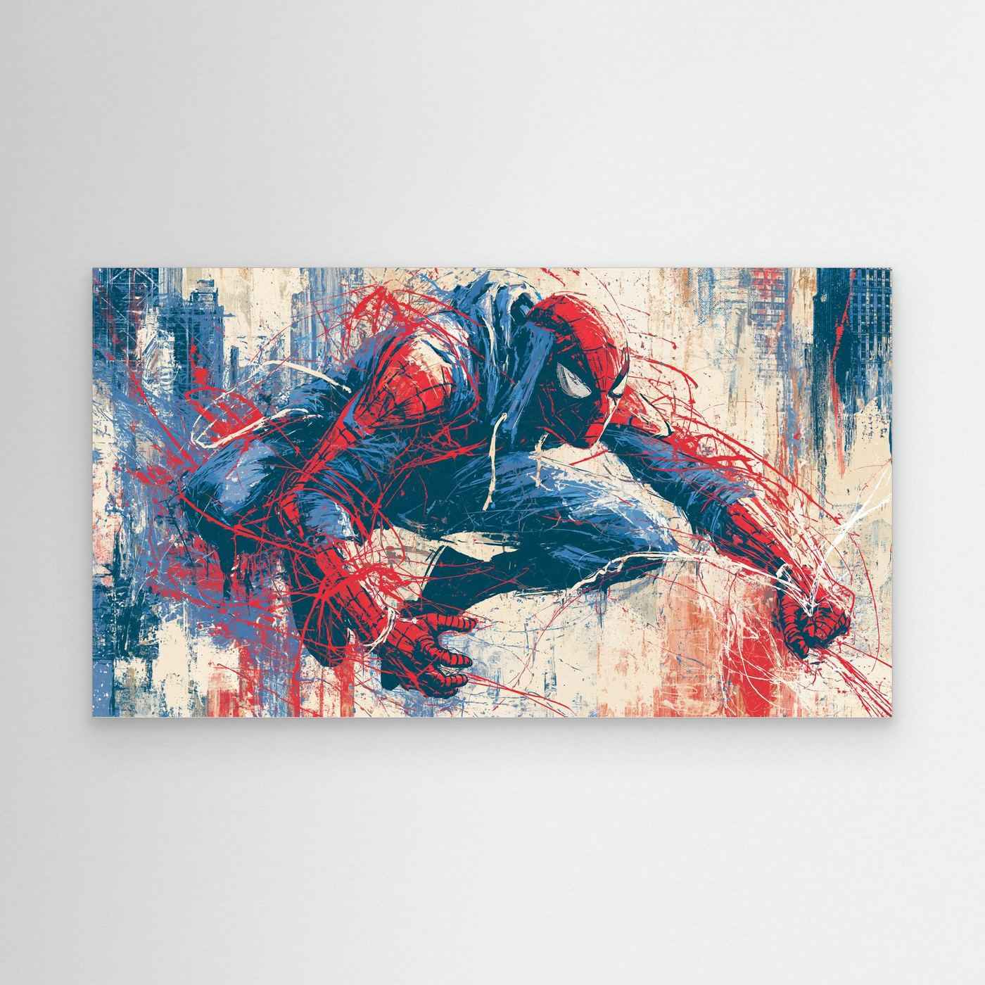 Spiderman Wall Art | Framed Pop Art Canvas