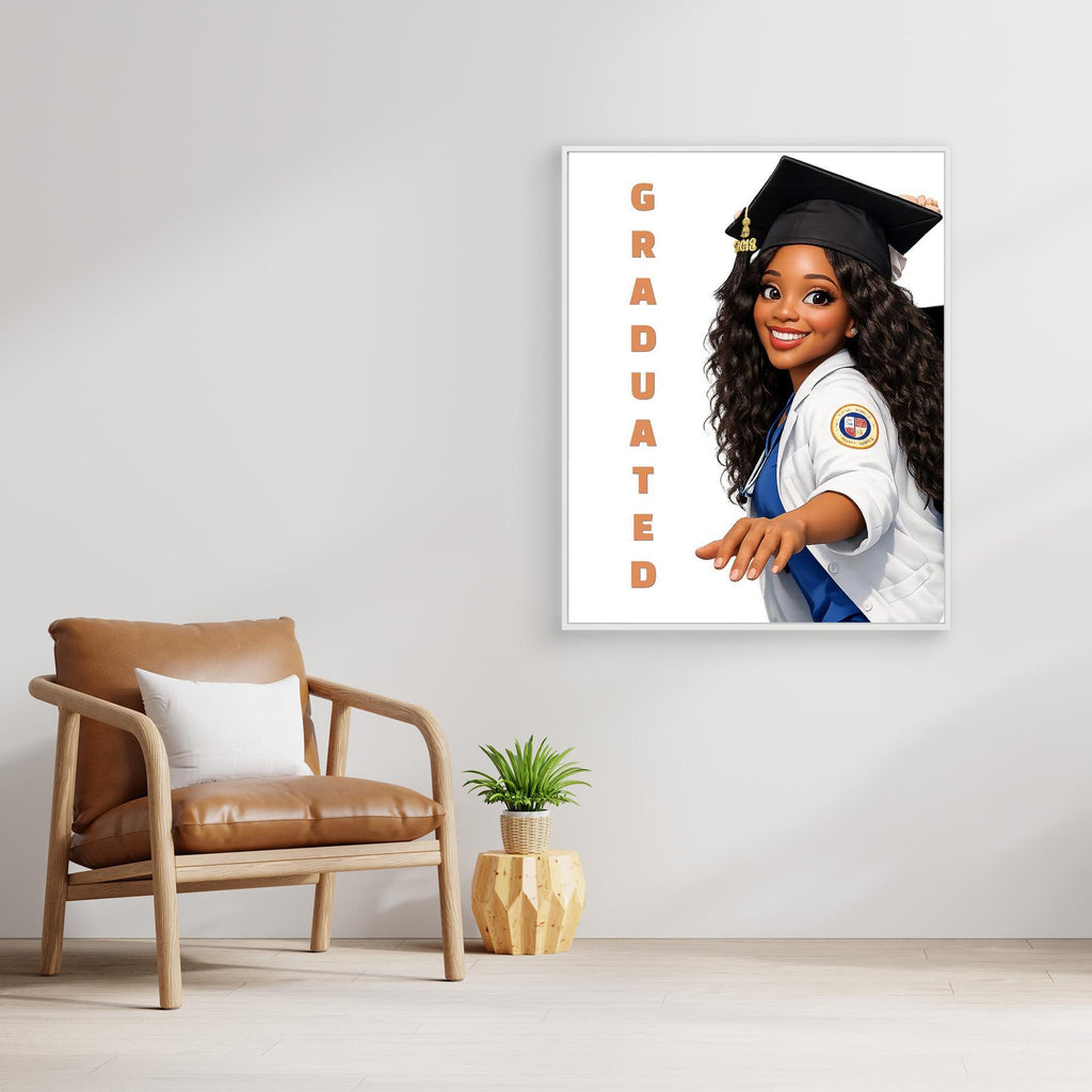 Custom 3D Graduation Portrait | Personalised Medical Art