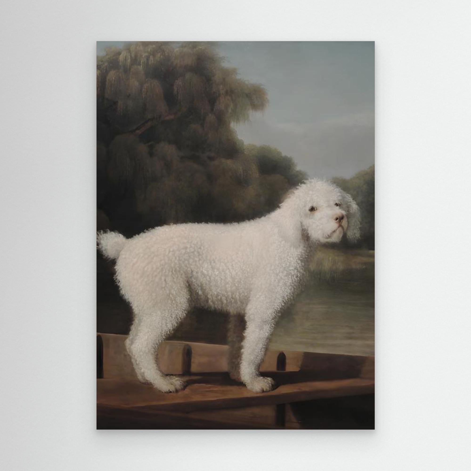 Vintage Dog Oil Painting | Hallway Wall Art - Framed Pop Art
