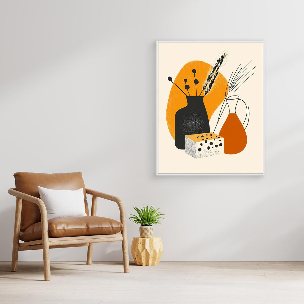 Abstract Still Life Wall Art | Mid-Century Modern Print