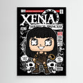Xena Warrior Princess Canvas Wall Art Hallway Print - Framed Pop Art