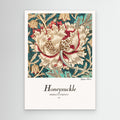 Hallway Wall Art – William Morris Honeysuckle Canvas Print - Framed Pop Art