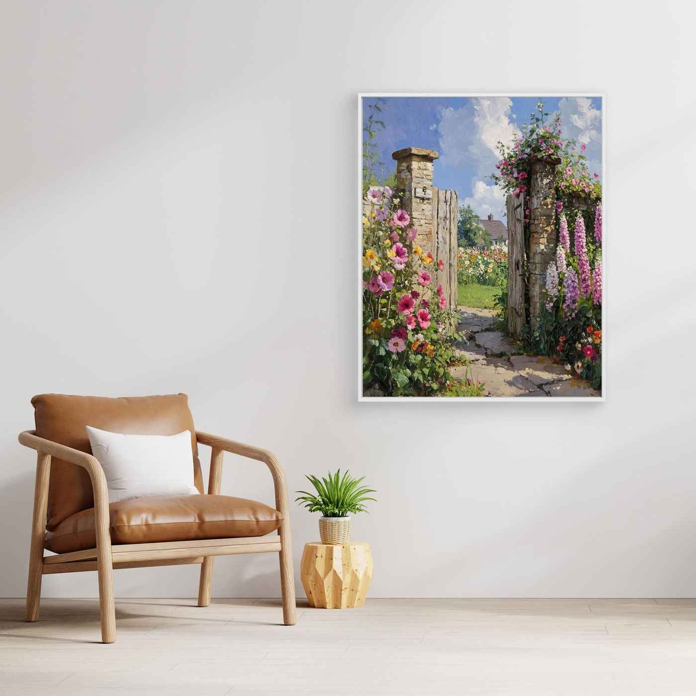 English Garden Wall Art | Country Cottage Floral Decor