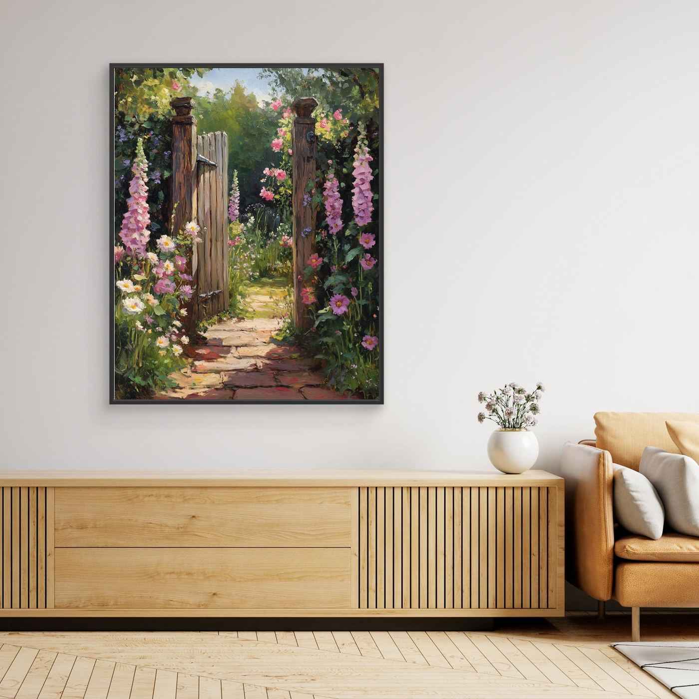 Secret Garden Wall Art | Floral Cottage Decor | Nursery Wall Art