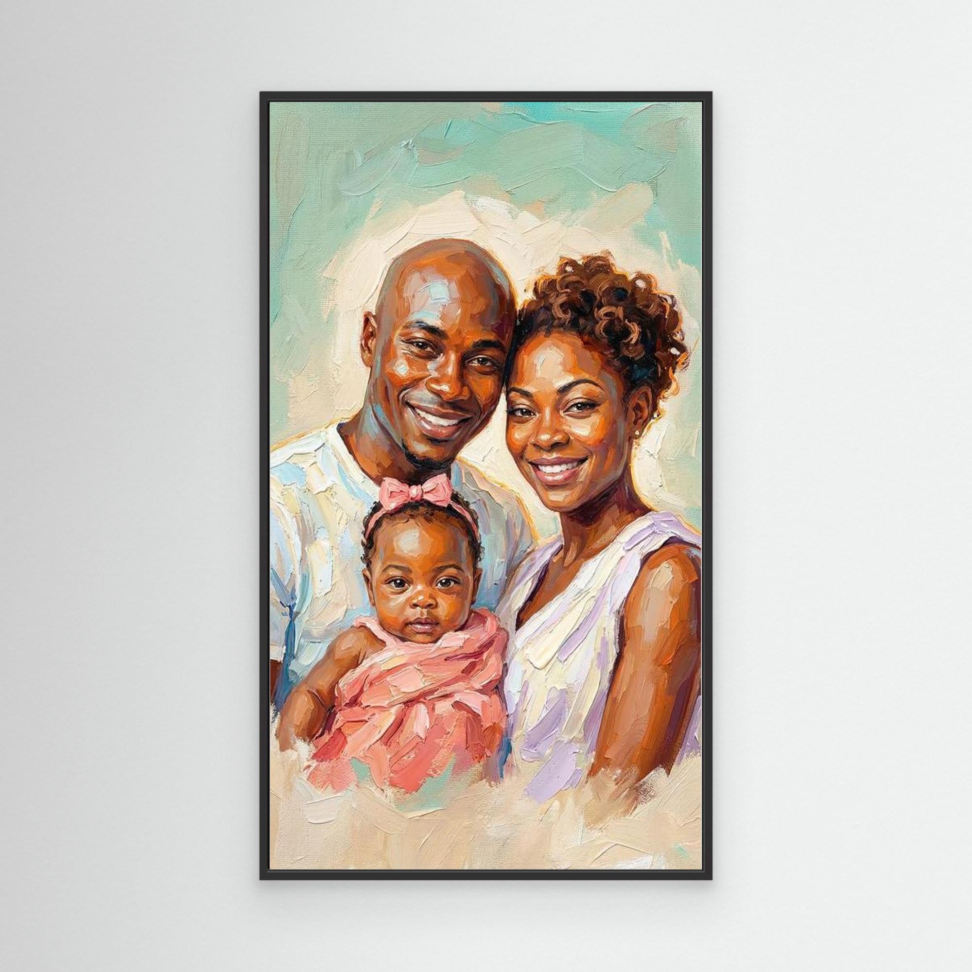 Custom Impasto Portrait | Hand-Painted Style Art