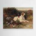 Vintage Hunting Dog Wall Art | Traditional Hallway Wall Art - Framed Pop Art