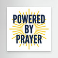 Powered by Prayer Christian Wall Art | Framed Canvas Print