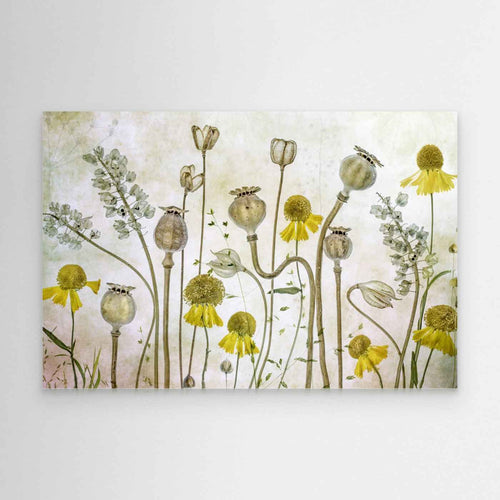 Botanical Wildflower Wall Art | Vintage Floral Kitchen Decor