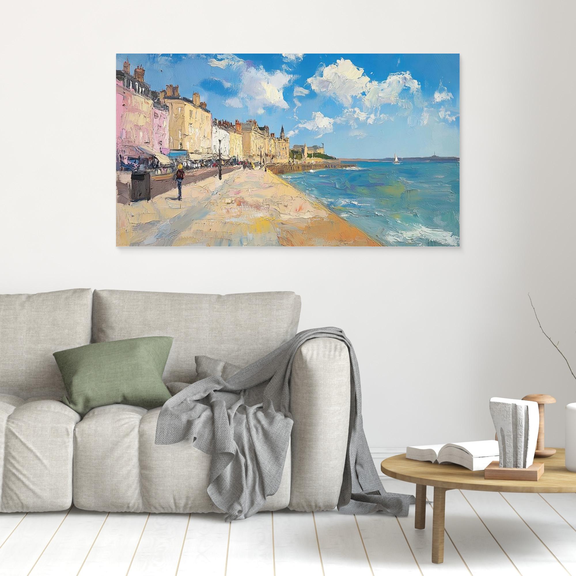 Folkestone Promenade & Seafront Coastal Canvas