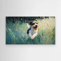 Jack Russell Art | Playful Dog Nursery Print