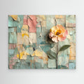 Abstract Floral Wall Art Canvas for Bedroom Decor